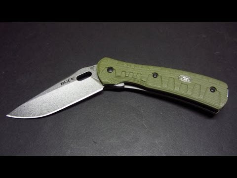 Load and play video in Gallery viewer, Folding knife Buck Vantage Force Pro Green Combo 8470DX
