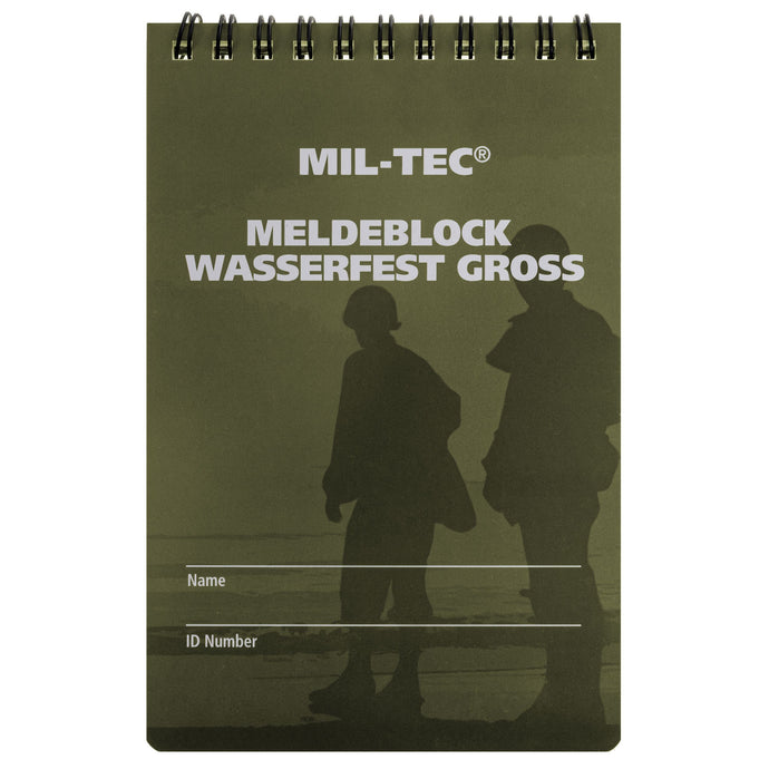 Mil-Tec waterproof notebook 10X15cm