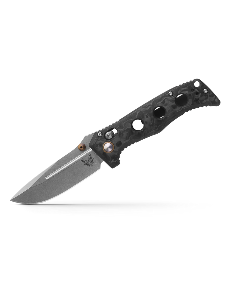 Load image into Gallery viewer, Benchmade MINI ADAMAS | MARBLED CARBON FIBER
