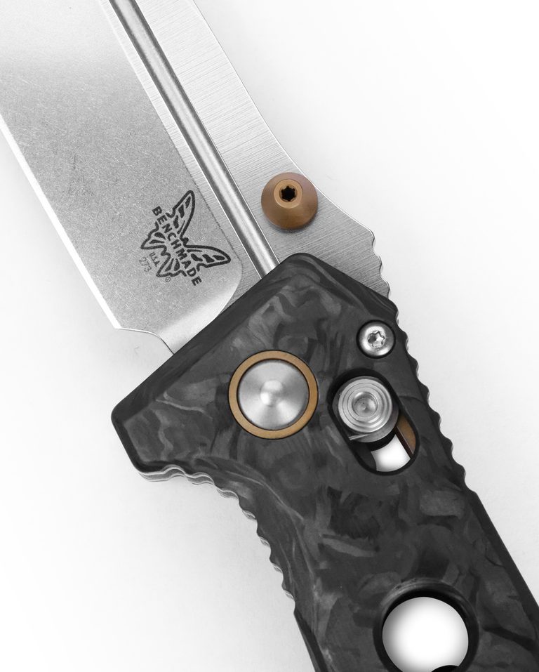 Load image into Gallery viewer, Benchmade MINI ADAMAS | MARBLED CARBON FIBER
