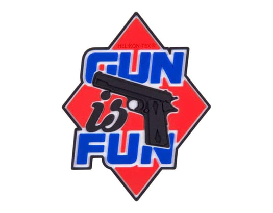 Helikon-Tex embleem - "Gun is Fun"