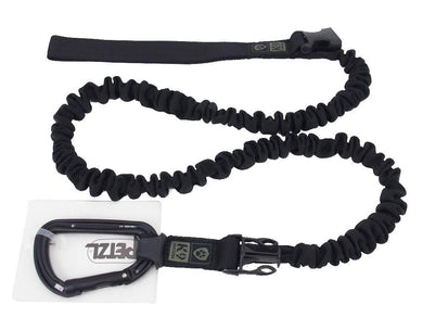 K9 Thorn Petzl jalutusrihm amortisaatoriga Black - 150 cm