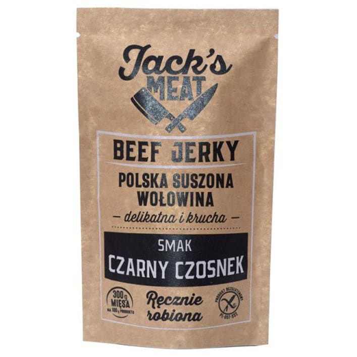 Laadige pilt galerii vaatajasse, Jack&#39;s Meat Beef Jerky musta küüslauguga - 30g
