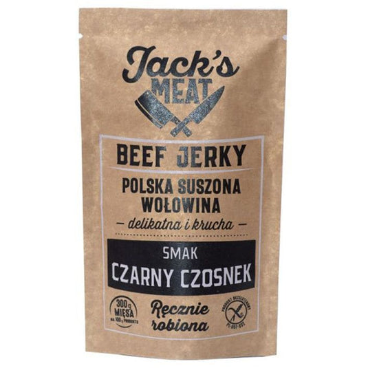 Jack's Meat Beef Jerky musta küüslauguga - 30g