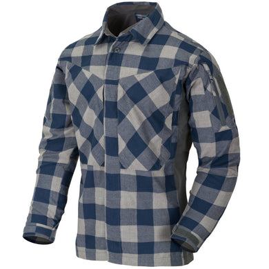 Helikon MBDU Flannel Slate Blue Checkered särk