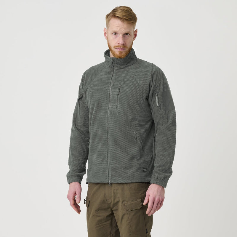 Laadige pilt galerii vaatajasse, Helikon-Tex ALPHA TACTICAL Jacket - Grid Fleece - Foliage Green - Unisex
