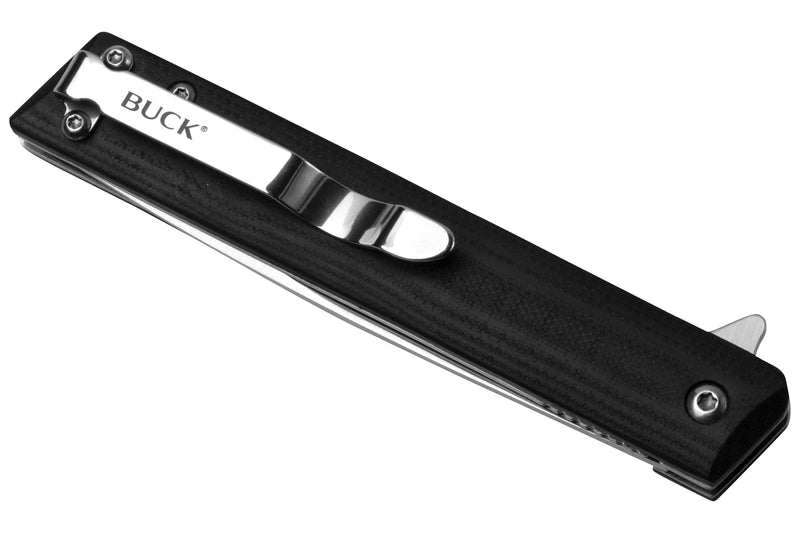 Load image into Gallery viewer, Buck knife Decatur Black G-10 256BKS
