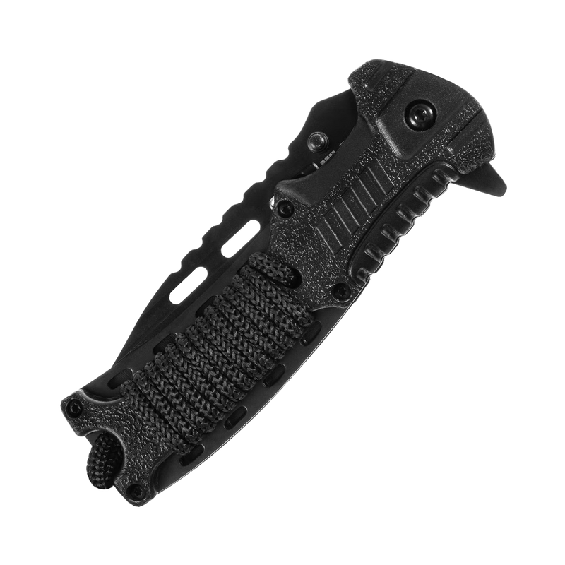 Load image into Gallery viewer, Mil-Tec Paracord folding knife with flint
