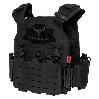 Cytac Tactical Plate Carrier Vest - Black