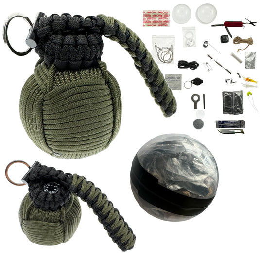 JB Tacticals Paracord Granat 38in1 ellujäämiskomplekt