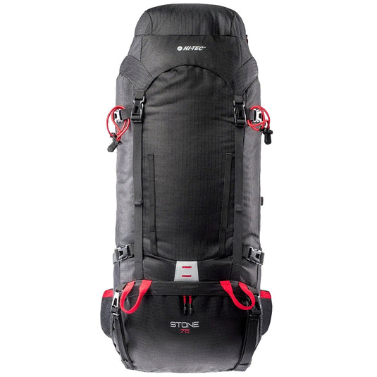 Hi-Tec Stone seljakott 75l - Black/High Risk Red