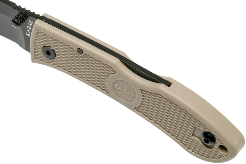 Load image into Gallery viewer, Ka-Bar Dozier Folding Hunter Coyote Brown
