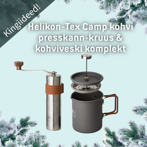 Helikon-Tex Camp kohvi presskann-kruus & kohviveski komplekt