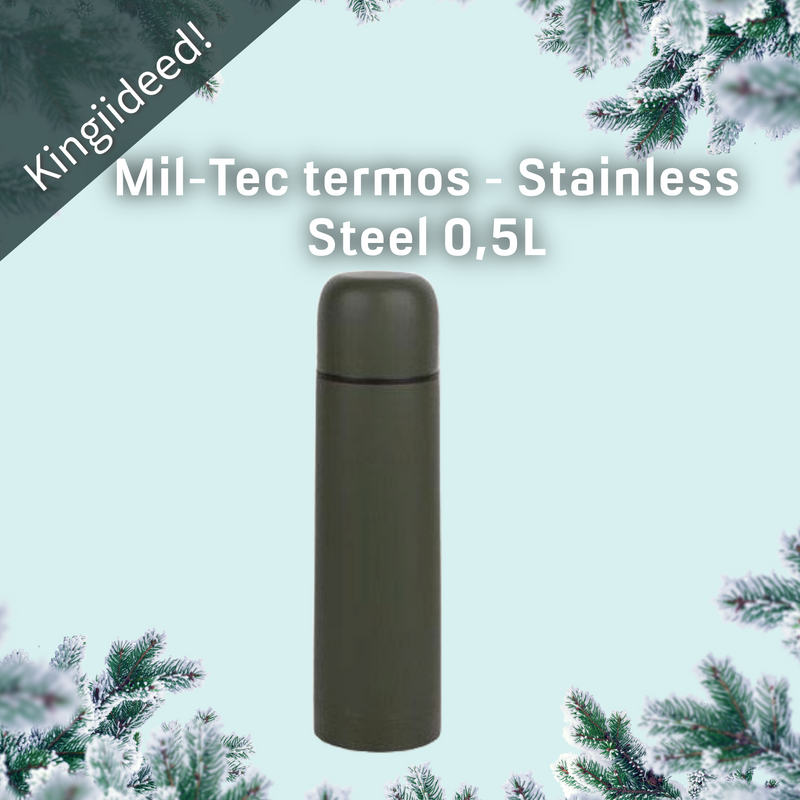 Load image into Gallery viewer, Mil-Tec Thermos - Stainless Steel 0.5L
