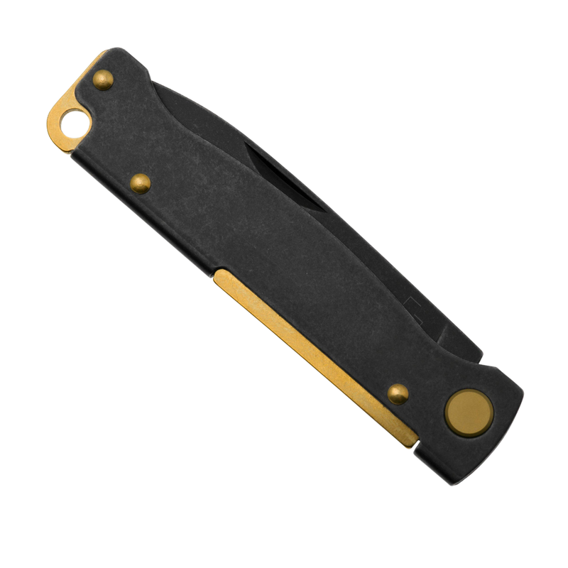 Laadige pilt galerii vaatajasse, Böker Plus Atlas Stonewash Brass - Black
