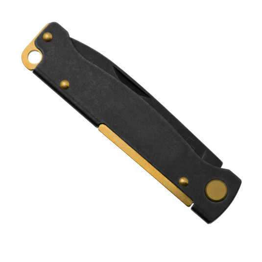 Böker Plus Atlas Stonewash Brass - Black