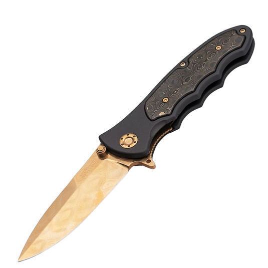 Böker Leopard-Damascus III Gold