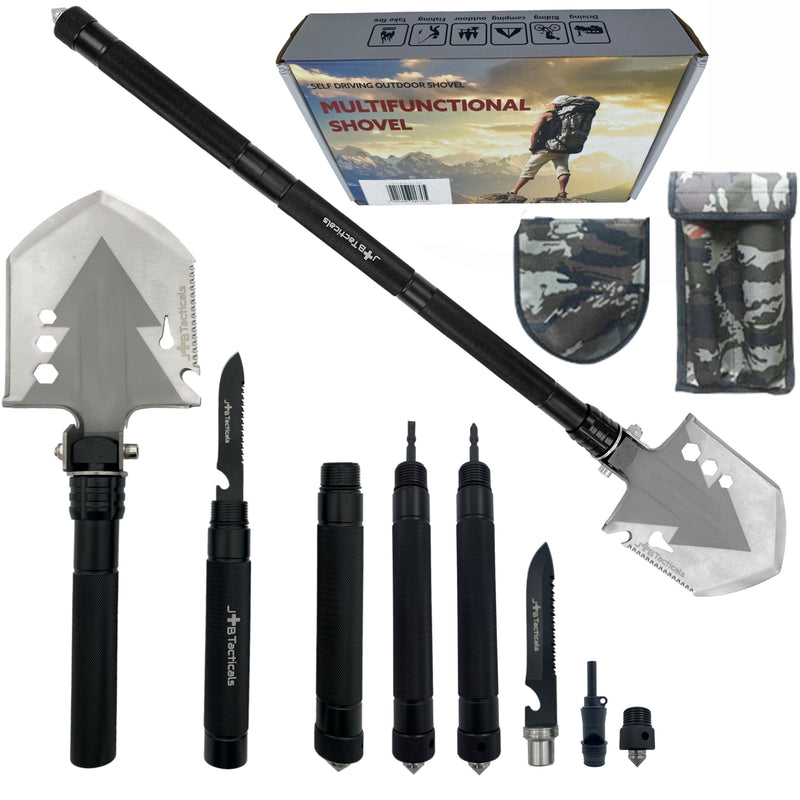 Load image into Gallery viewer, JB Tacticals taktikaline labidas – Survival Set 17in1
