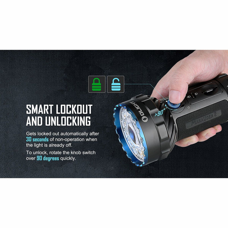 Laadige pilt galerii vaatajasse, Olight Marauder 2 Cool White Rechargeable taskulamp - 14000 LM
