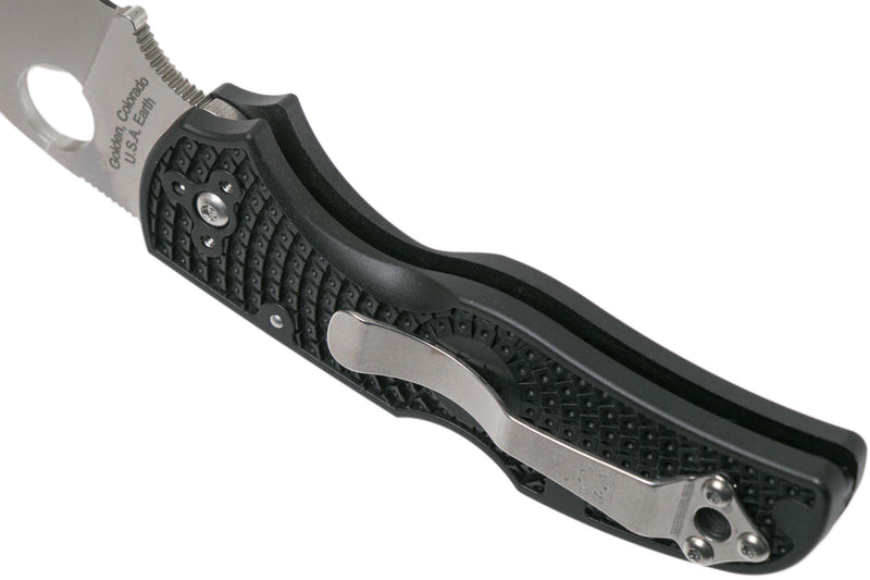 Laadige pilt galerii vaatajasse, Spyderco NATIVE 5 FRN BLACK PLAIN
