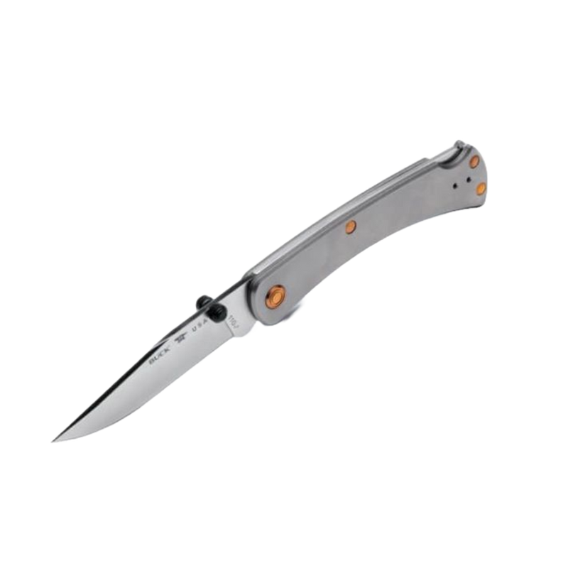 Load image into Gallery viewer, Buck FOLDING HUNTER TITANIUM SLIM PRO TRX 110GYSLE1 Limited Edition
