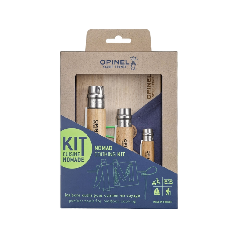 Load image into Gallery viewer, Opinel NOMAD Cooking Kit with Corkscrew Bottle Opener
