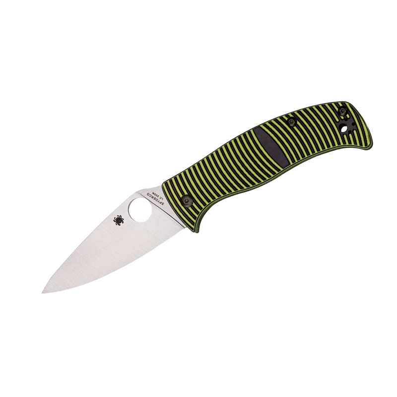 Load image into Gallery viewer, Spyderco CARIBBEAN G-10/LC200N PLAIN LEAF C217GP
