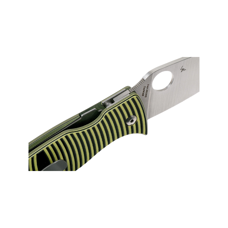 Load image into Gallery viewer, Spyderco CARIBBEAN G-10/LC200N PLAIN LEAF C217GP
