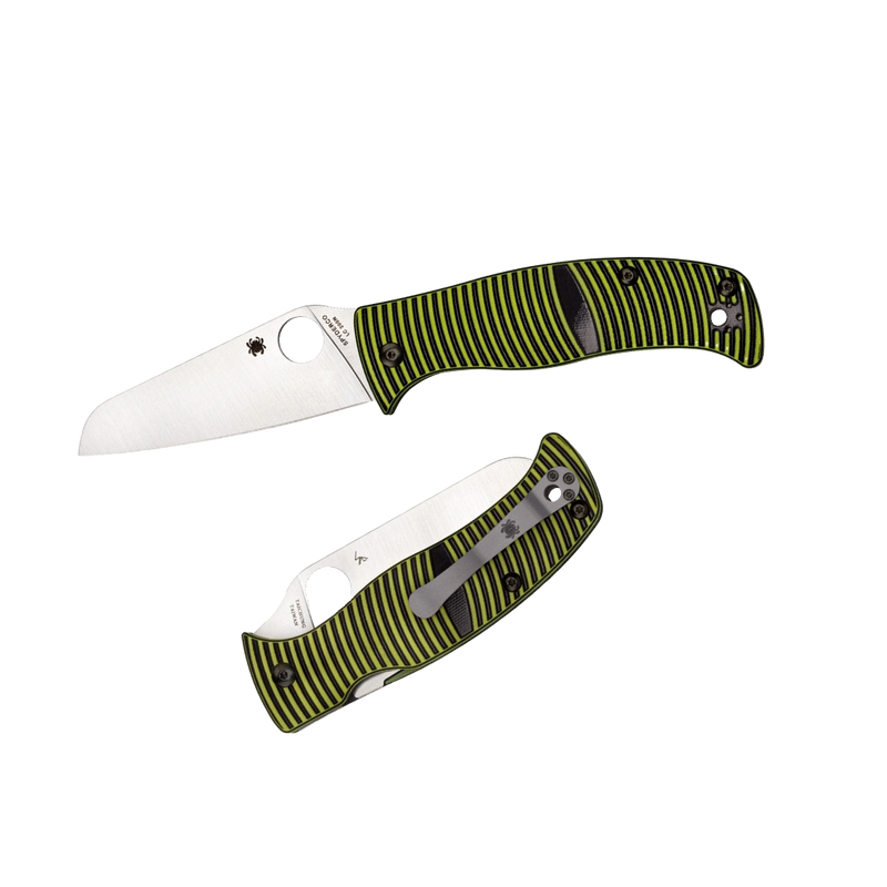 Load image into Gallery viewer, Spyderco CARIBBEAN G-10/LC200N PLAIN SHEEPFOOT C217GPSF
