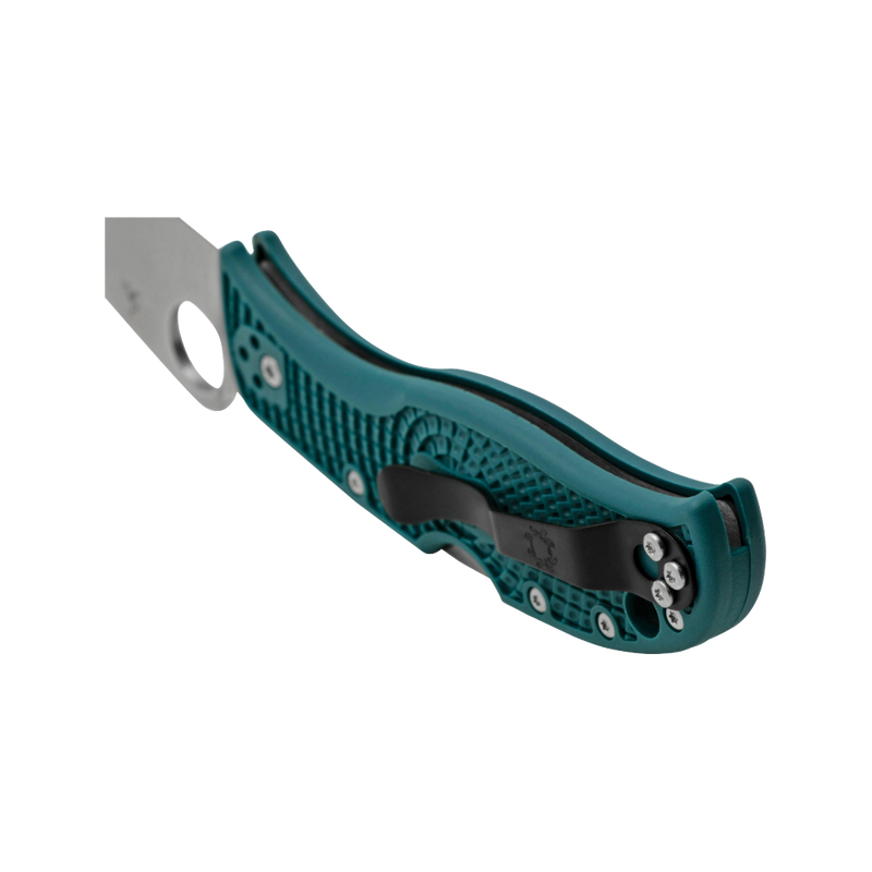 Load image into Gallery viewer, Spyderco Leafjumper™ Blue Lightweight K390 C262BLK390
