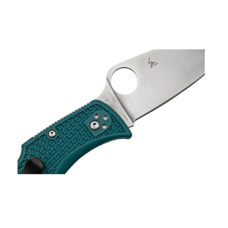 Load image into Gallery viewer, Spyderco Leafjumper™ Blue Lightweight K390 C262BLK390
