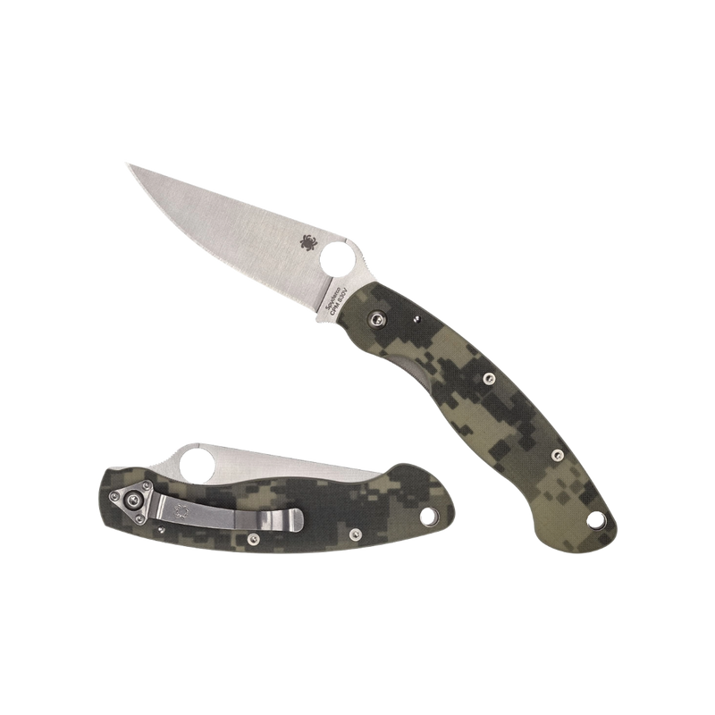 Laadige pilt galerii vaatajasse, Spyderco MILITARY G-10 CAMO PLAIN C36GPCMO2
