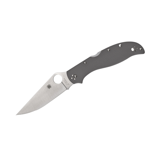 Spyderco Stretch 2 XL G-10 Gray Cru-Wear Plain C258GPGYCW