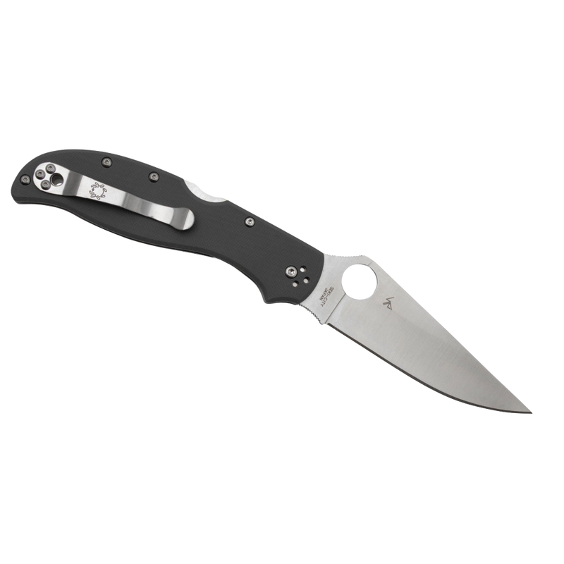 Load image into Gallery viewer, Spyderco Stretch 2 XL G-10 Gray Cru-Wear Plain C258GPGYCW
