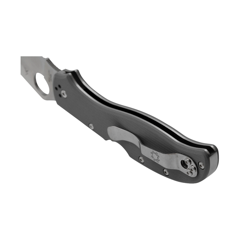 Load image into Gallery viewer, Spyderco Stretch 2 XL G-10 Gray Cru-Wear Plain C258GPGYCW
