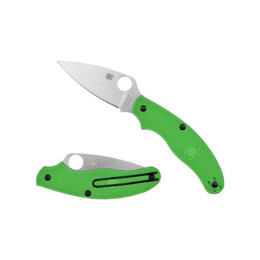 Spyderco UK Penknife Salt Green LC200N C94PGR