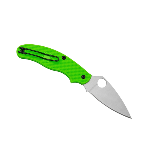 Spyderco UK Penknife Salt Green LC200N C94PGR