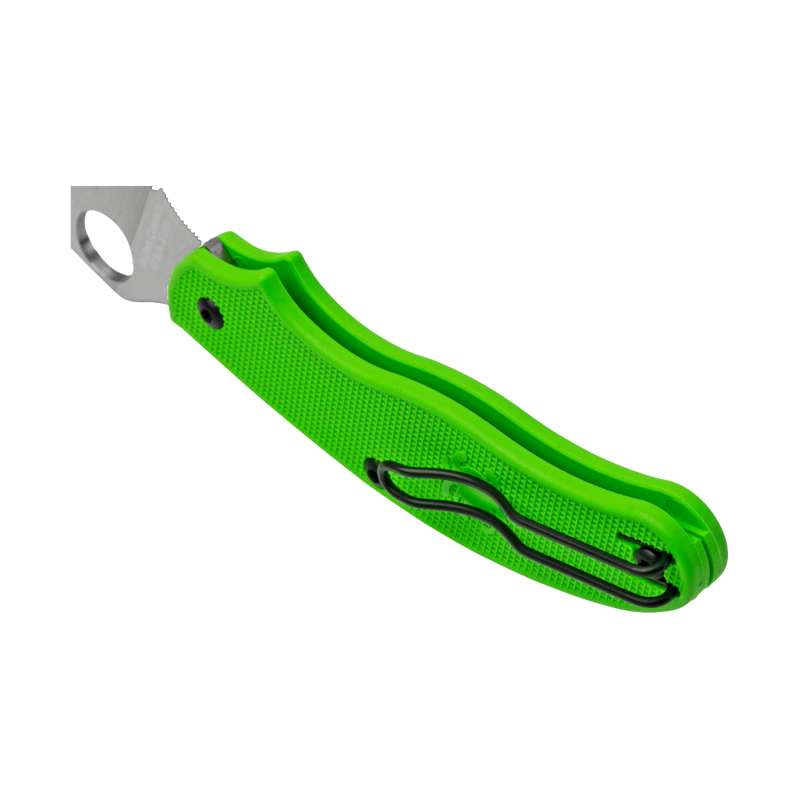 Load image into Gallery viewer, Spyderco UK Penknife Salt Green LC200N C94PGR
