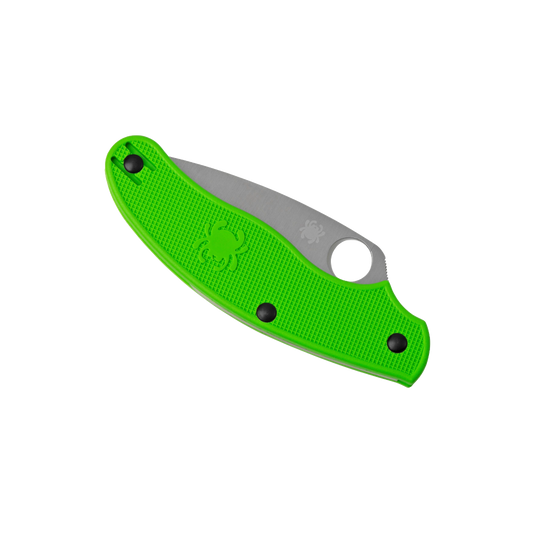 Spyderco UK Penknife Salt Green LC200N C94PGR