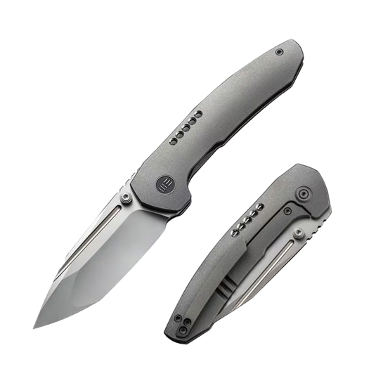 WE Knife Trogon Folding Knife - Gray Titanium