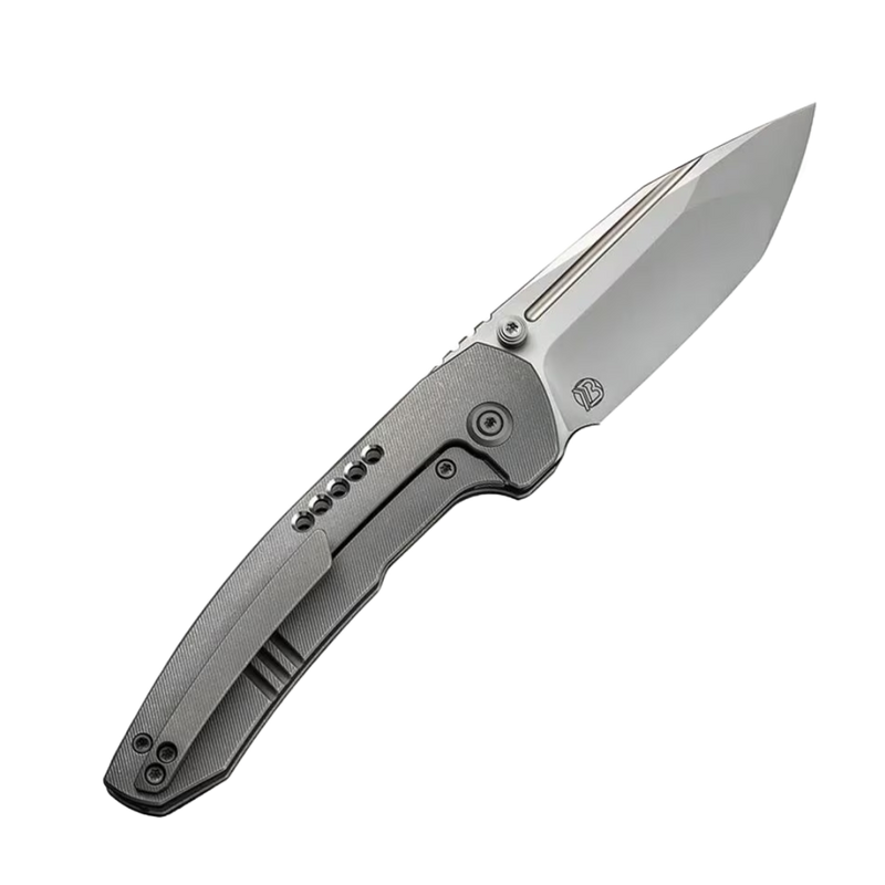 Load image into Gallery viewer, WE Knife Trogon Folding Knife - Gray Titanium
