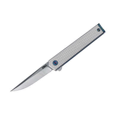 CRKT CEO MICROFLIPPER SILVER DROP 7081