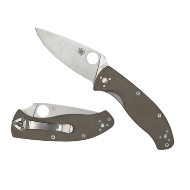 Spyderco TENACIOUS G-10 BROWN CPM M4 PLAIN