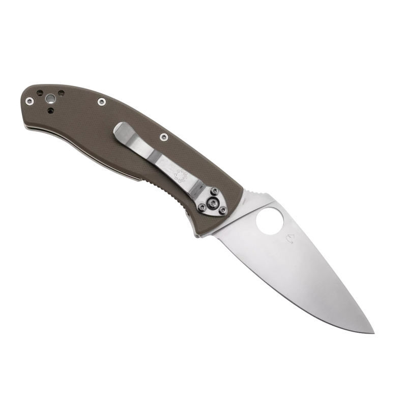 Load image into Gallery viewer, Spyderco TENACIOUS G-10 BROWN CPM M4 PLAIN
