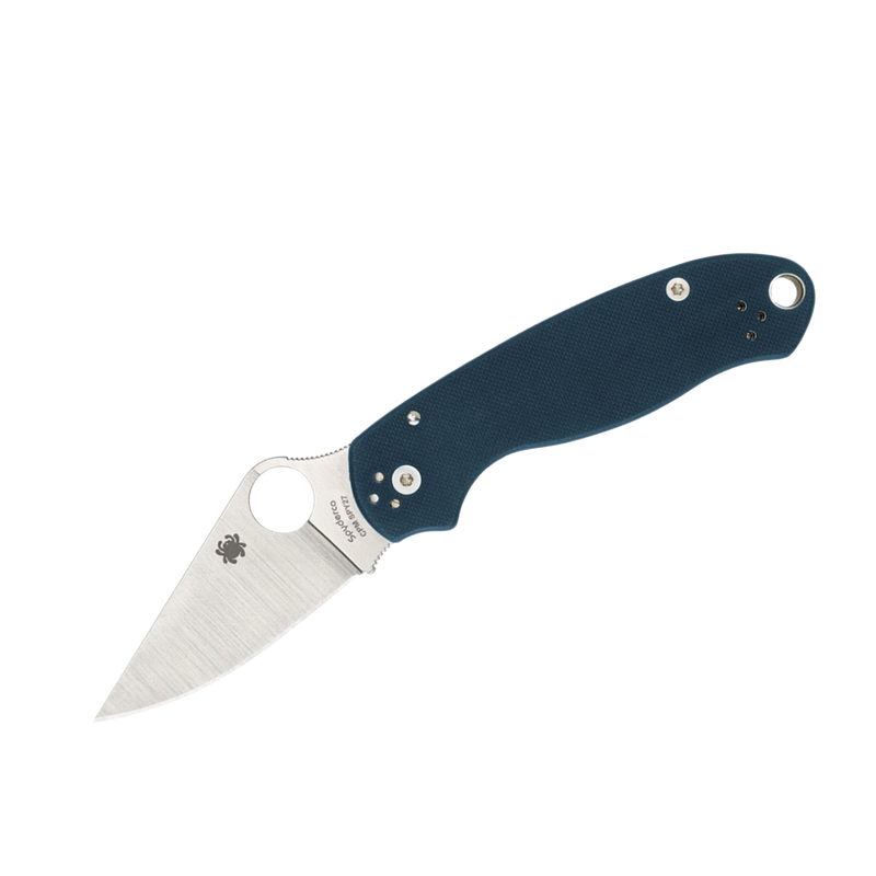 Load image into Gallery viewer, Spyderco PARA 3 G-10 COBALT BLUE PLAIN
