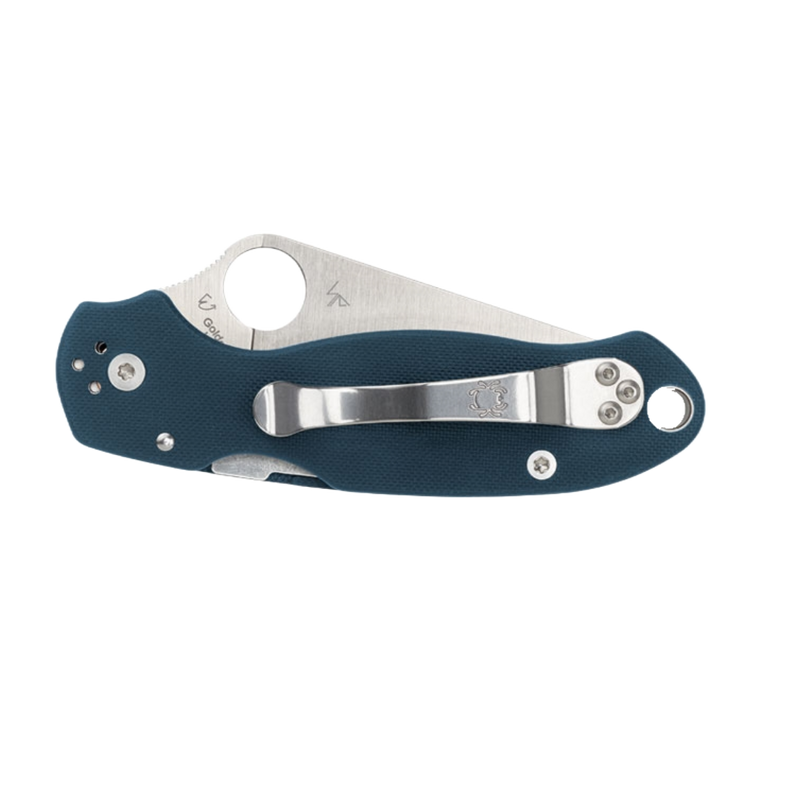 Load image into Gallery viewer, Spyderco PARA 3 G-10 COBALT BLUE PLAIN
