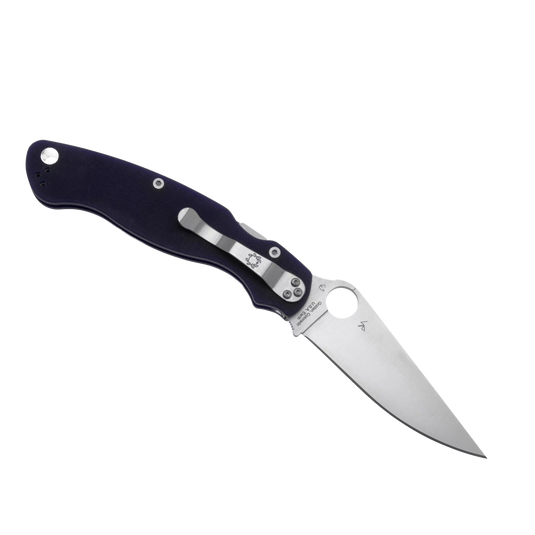 Spyderco MILITARY 2 G-10 DARK BLUE CPM S110V PLAIN