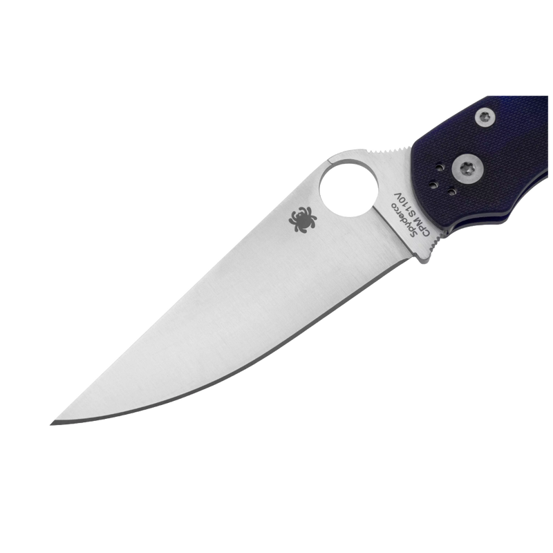 Load image into Gallery viewer, Spyderco MILITARY 2 G-10 DARK BLUE CPM S110V PLAIN
