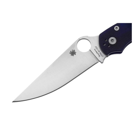 Spyderco MILITARY 2 G-10 DARK BLUE CPM S110V PLAIN