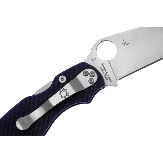 Spyderco MILITARY 2 G-10 DARK BLUE CPM S110V PLAIN